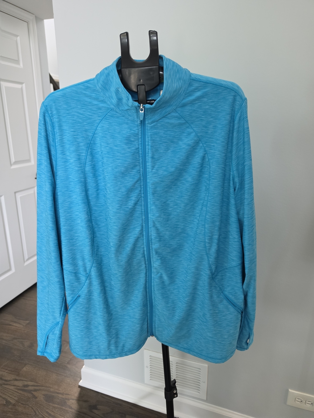 Talbots Women's Performance Jacket in Bright Teal Blue